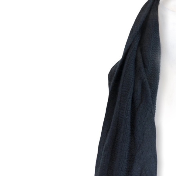 Halogen Charcoal Grey 100% Cashmere Scarf New - Picture 6 of 9